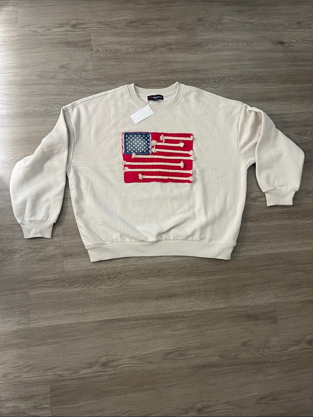 Flag Graphic Sweatshirt - Women - NWT - Picture 4 of 4